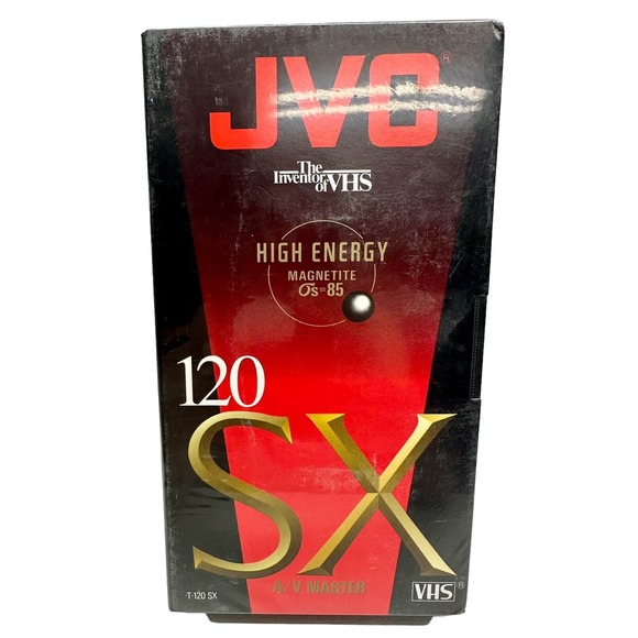 JVC T-120 SX High Performance VHS SX 120 Blank Tape - NEW, UNOPENED - Picture 1 of 2
